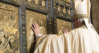 Papa Francisco na Porta Santa